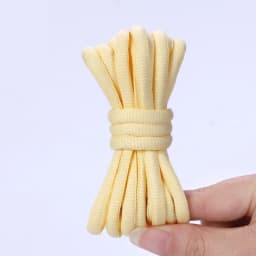 1Pair Round Shoe Laces for Basketball Sneakers Men and Women Casual Shoes Shoelaces Non-slip Shoelace Sport / Running Strings
