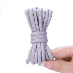 1Pair Round Shoe Laces for Basketball Sneakers Men and Women Casual Shoes Shoelaces Non-slip Shoelace Sport / Running Strings