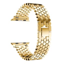 Stainless steel strap for Apple watch band 38mm 42mm Fish-scale Metal Belt Link bracelet iWatch Series 3 4 5 se 6 40mm 44mm band