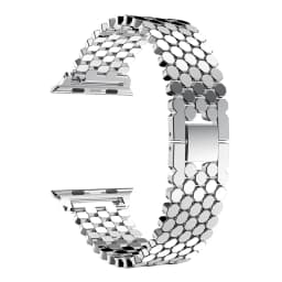 Stainless steel strap for Apple watch band 38mm 42mm Fish-scale Metal Belt Link bracelet iWatch Series 3 4 5 se 6 40mm 44mm band