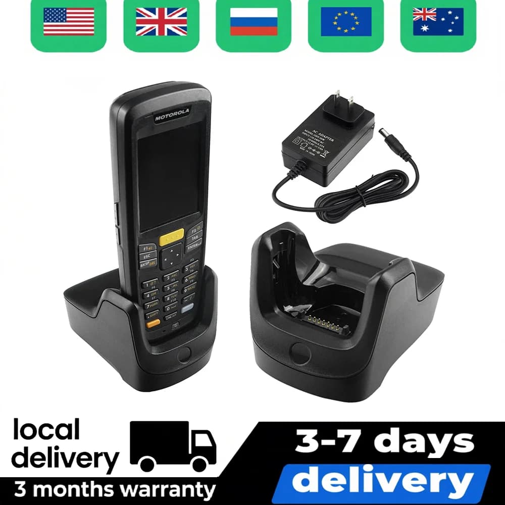 1-Slot Charger Cradle + Adapter CRD2100-1000UR For Motorola Symbol MC2100 MC2180