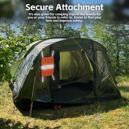 Blaze Orange Mesh Safety Panel Lightweight Warning Panel Outdoor Gear With Reflective Strips For Adventure Forest Hiking