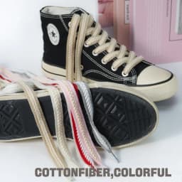 1Pair Sneakers Flat Shoelace Fashion Wheat Shoelaces 1.5cm Widen Brand Cotton Laces for Shoes 100/120/140/160CM Shoestrings