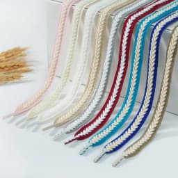 1Pair Sneakers Flat Shoelace Fashion Wheat Shoelaces 1.5cm Widen Brand Cotton Laces for Shoes 100/120/140/160CM Shoestrings