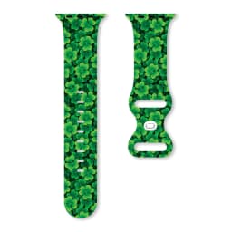St. Patrick's Day Strap for Apple Watch Band 45mm 40mm 44mm Easter Day Printed Silicone bracelet iWatch series 9 8 7 se ultra 2
