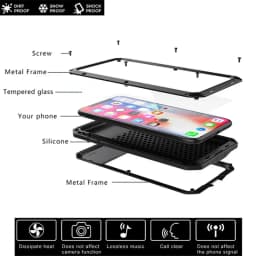 Armor Metal Aluminum Shockproof Case for iPhone 16 15 Pro Max iPhone 16 15 Plus 15 Pro Outdoor Military Phone Cover