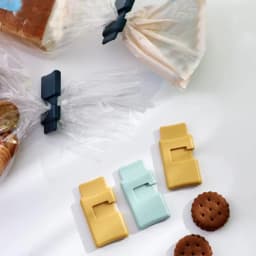 Bread Bag Closures Squeeze And Lock Clips Food Bag Sealing Tool 6pcs Snack Bread Sealing Clips For Dried Fruit Food Bread Bags