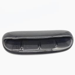 For Mini Cooper S R53 R50 2002-2006 2-Door Front Engine Air Vent Trim Cover Carbon Fiber Car Upper Hood Bonnet Scoop Outlet Cap