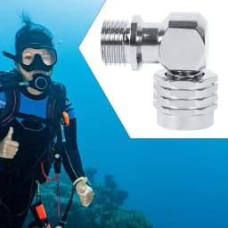 Second Stage Dive Regulator Adapter 110 Degree Diving Second Stage Regulator Adapter Underwater Flexible Adapter For Diving