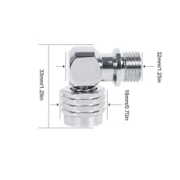 Second Stage Dive Regulator Adapter 110 Degree Diving Second Stage Regulator Adapter Underwater Flexible Adapter For Diving