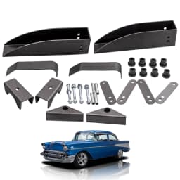 Rear Leaf Spring Relocation Pocket Kit For Chevy Belair 150 210 1955 1956-1957