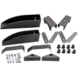 Rear Leaf Spring Relocation Pocket Kit For Chevy Belair 150 210 1955 1956-1957