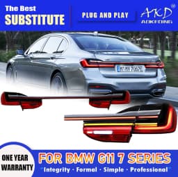 AKD Tail Lamp for BMW G11 G02 7 series LED Tail Light 2009-2018 730i 740i G12 Rear Fog Brake Turn Signal Automotive Accessories
