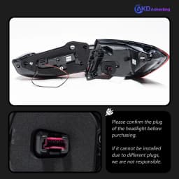 AKD Tail Lamp for BMW G11 G02 7 series LED Tail Light 2009-2018 730i 740i G12 Rear Fog Brake Turn Signal Automotive Accessories