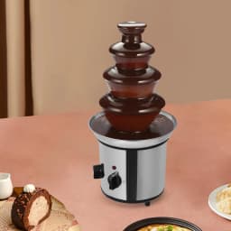 Chocolate Fountain Machine Rust-Proof Household 4-Layer Large Capacity Chocolate Melting Machine DIY Tool