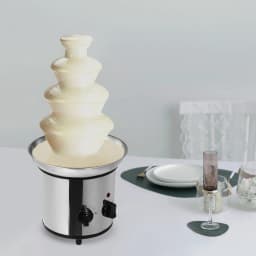 Chocolate Fountain Machine Rust-Proof Household 4-Layer Large Capacity Chocolate Melting Machine DIY Tool