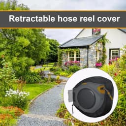 Insulated Hose Cover Wall Mounted UV Resistant Waterproof Retractable Garden Hose Hose Reel Cover For Winter Retractable