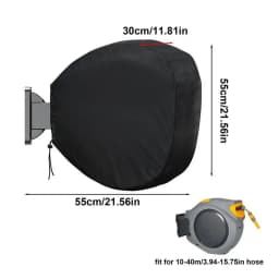 Insulated Hose Cover Wall Mounted UV Resistant Waterproof Retractable Garden Hose Hose Reel Cover For Winter Retractable