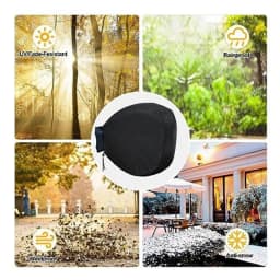 Insulated Hose Cover Wall Mounted UV Resistant Waterproof Retractable Garden Hose Hose Reel Cover For Winter Retractable