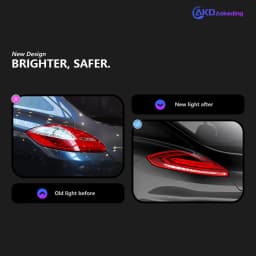 AKD Tail Lamp for Porsche Panamera 970.1 970.2 LED Tail Light 2010-2013 Rear Fog Brake Turn Signal Automotive Accessories