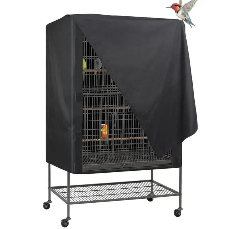 New Bird Cage Cover Washable Good Night Bird Cage Waterproof Aviary for Parrot Cage Pet Dust Covers Oxford Cloth Hood