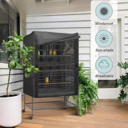 New Bird Cage Cover Washable Good Night Bird Cage Waterproof Aviary for Parrot Cage Pet Dust Covers Oxford Cloth Hood