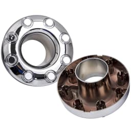 1 PAIR For Ford F350 Super Duty Dually Front 4X4 Open Wheel Center Hub Cap 05-18