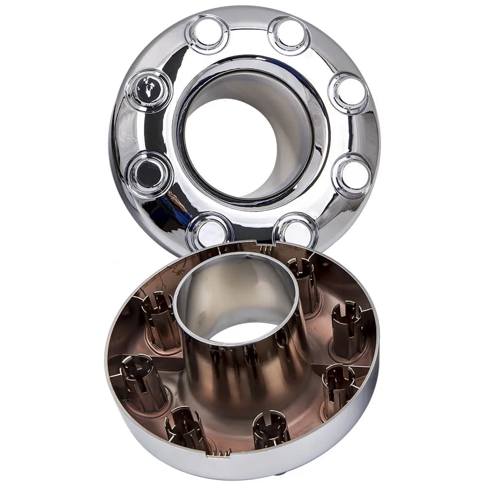 1 PAIR For Ford F350 Super Duty Dually Front 4X4 Open Wheel Center Hub Cap 05-18
