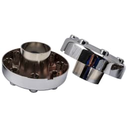 1 PAIR For Ford F350 Super Duty Dually Front 4X4 Open Wheel Center Hub Cap 05-18