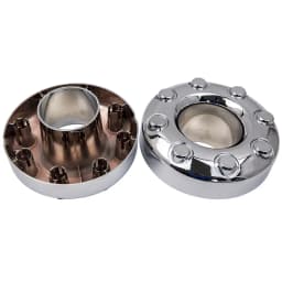 1 PAIR For Ford F350 Super Duty Dually Front 4X4 Open Wheel Center Hub Cap 05-18
