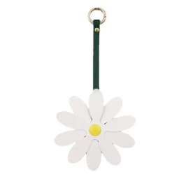 Cute Daisy Keychain Floral Charm Key Chain Pendant Chic Keychain Jewelry Decor PU Leather Key Charm Cute Ornament For Keys