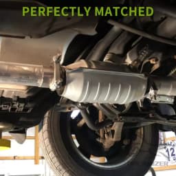 2" Universal Catalytic Converter OBDII EPA Three-Way Catalytic Converter Weld-on Inlet/Outlet For For 2001-2008 Ford Escape