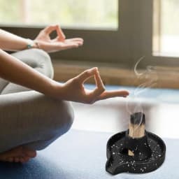 Smudge Sticks Holder Incense Burning Holder Incense Burner Bowl For Yoga Room Meditation Gymnastics Reading Gymnastic
