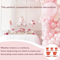 Adhesive Double Sided Clear Dots Balloon Tape 5 Rolls Glue Dot With Strong Adhesion Sticky Dots Portable Arts & Crafts Tape For