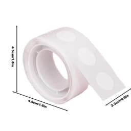 Adhesive Double Sided Clear Dots Balloon Tape 5 Rolls Glue Dot With Strong Adhesion Sticky Dots Portable Arts & Crafts Tape For