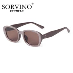 SORVINO Fashion Pink Square Sunglasses Men Women Luxury Design Small Rectangle Street Sun Glasses Ladies Vintage Driving Shades