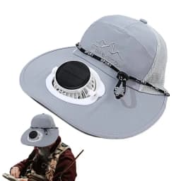 Men Women Hat Solar Energy&USBCharging Fan Caps Fishing Hats With Cooling Fan Sun Protection For Casual Outdoor Sports