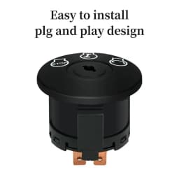 Lawn Mower Tractor Ignition Ignition Button For Mower Lawn Mower Button Easy Installation For Worker For Most Lawn Mower