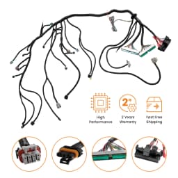 Maxpeedingrods Stand alone Wire Harness for engine LS LS3 4L80E 4.8 5.3 6.0 LS3 Vortec 4L80 E 4.8 5.3 6.0 DBW