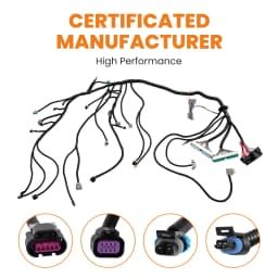 Maxpeedingrods Stand alone Wire Harness for engine LS LS3 4L80E 4.8 5.3 6.0 LS3 Vortec 4L80 E 4.8 5.3 6.0 DBW