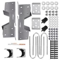 Rear 8" Drop Lower Flip & C-Notch Kit For Chevy Silverado GMC Sierra C3500 88-98