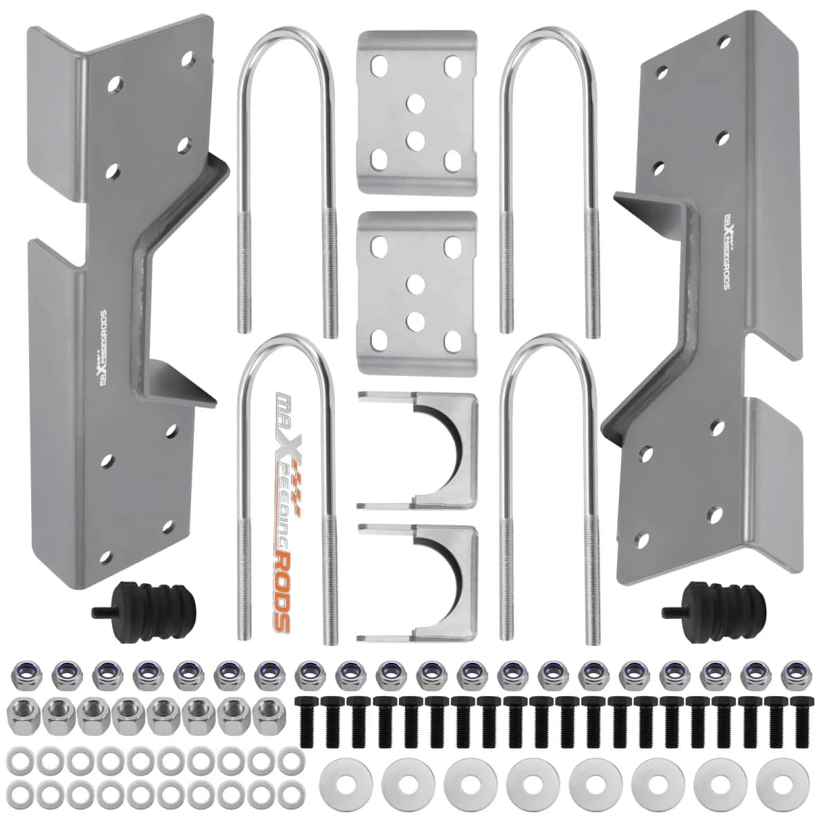 Rear 8" Drop Lower Flip & C-Notch Kit For Chevy Silverado GMC Sierra C3500 88-98