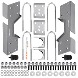 Rear 8" Drop Lower Flip & C-Notch Kit For Chevy Silverado GMC Sierra C3500 88-98