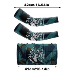 Men's Arm Sleeves Outdoor Cooling Ice Silk Arm Protection Sleeves Moisture-Wicking Outdoor Arm Sleeves For Cycling Fishing