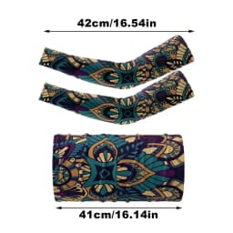 Men's Arm Sleeves Outdoor Cooling Ice Silk Arm Protection Sleeves Moisture-Wicking Outdoor Arm Sleeves For Cycling Fishing