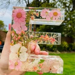 Dry Flower Letter Lamp Luminous Alphabet LED Light Decororation Night Light for Home Wedding Birthday Christmas Party Decoration