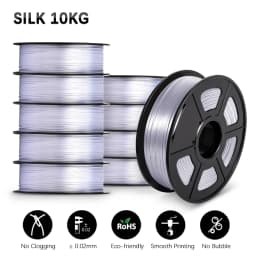 JAYO 3D Printer part PETG/PLA Meta/PLA/SILK/PLA PLUS/TPU Filament 1.75mm for 10Rolls FDM 100% No Bubbel craft part DIY Materials