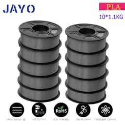 JAYO 3D Printer part PETG/PLA Meta/PLA/SILK/PLA PLUS/TPU Filament 1.75mm for 10Rolls FDM 100% No Bubbel craft part DIY Materials