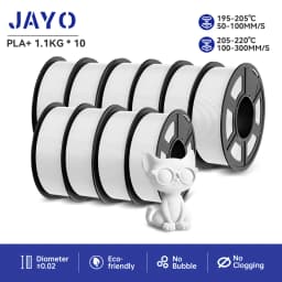 JAYO 3D Printer part PETG/PLA Meta/PLA/SILK/PLA PLUS/TPU Filament 1.75mm for 10Rolls FDM 100% No Bubbel craft part DIY Materials