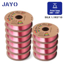 JAYO 3D Printer part PETG/PLA Meta/PLA/SILK/PLA PLUS/TPU Filament 1.75mm for 10Rolls FDM 100% No Bubbel craft part DIY Materials